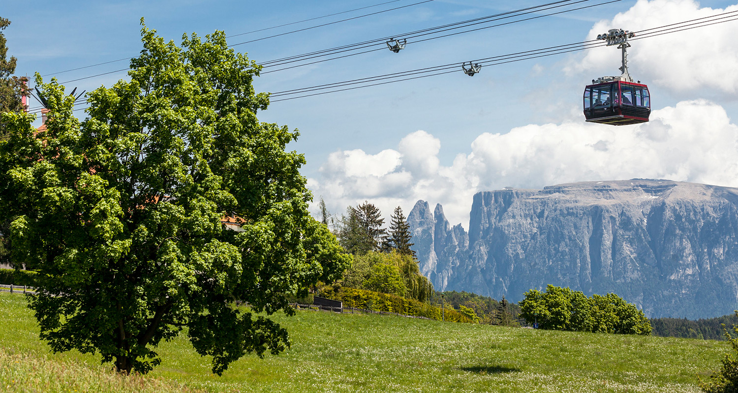 Seilbahn Ritten mit dem Schlern