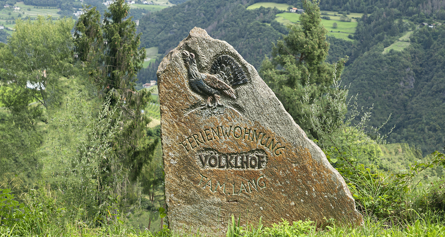 Ingresso al maso Völklhof